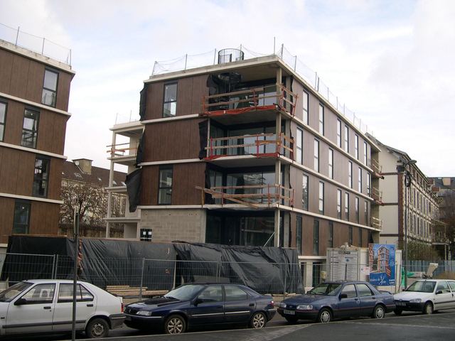  Immeuble en chantier, Résidence des 3 Seine